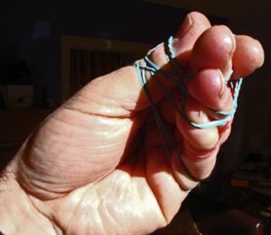 elastic band hand