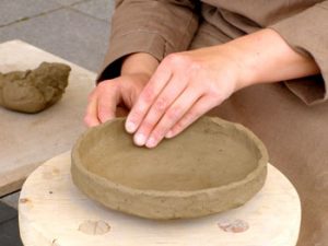 shaping clay